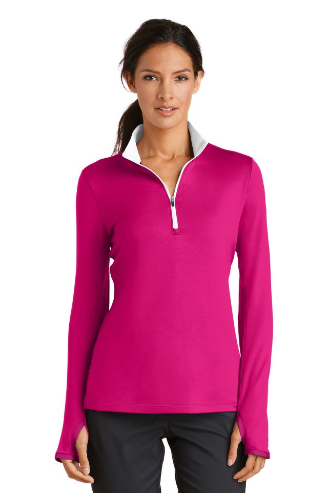 Nike Ladies Dri-FIT Stretch 1/2-Zip Cover-Up